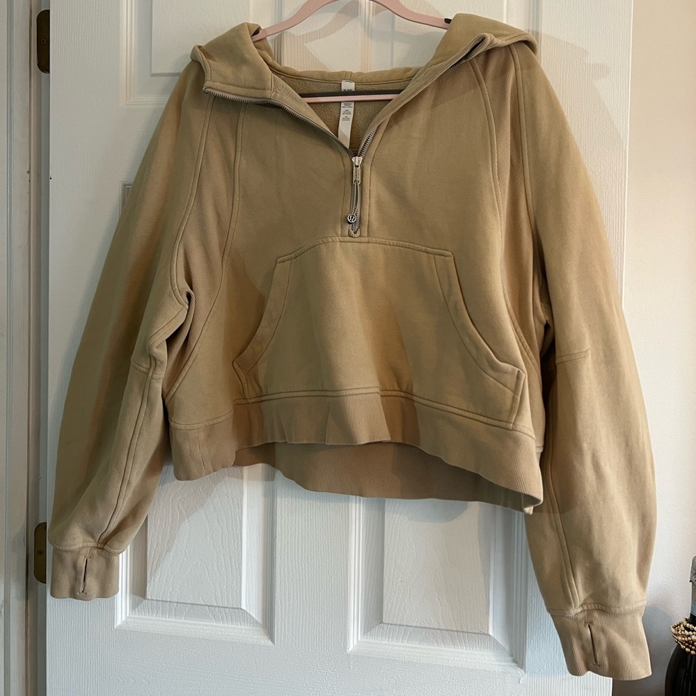 Lululemon Scuba Hoodie - Nude Brown color